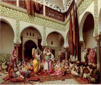 unknow artist Arab or Arabic people and life. Orientalism oil paintings 137 China oil painting art